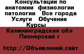 Консультации по анатомии, физиологии, патологии - Все города Услуги » Обучение. Курсы   . Калининградская обл.,Пионерский г.